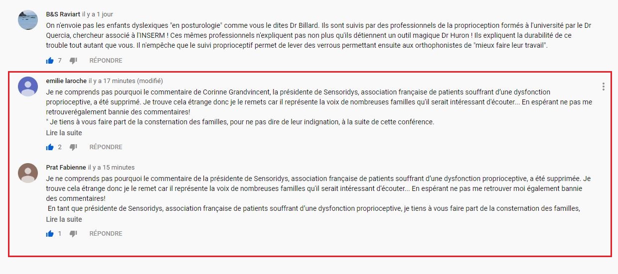 autres commentaires youtube